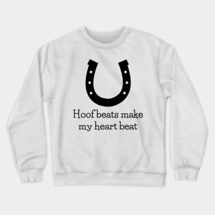 Horse quotes funny equestrian gift cute style Crewneck Sweatshirt